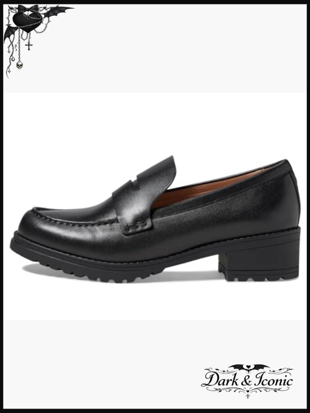 Classic Loafer with Bow Detail - Pull-On Style, Leather Upper, Cushioned Insole - Picture 5 of 7